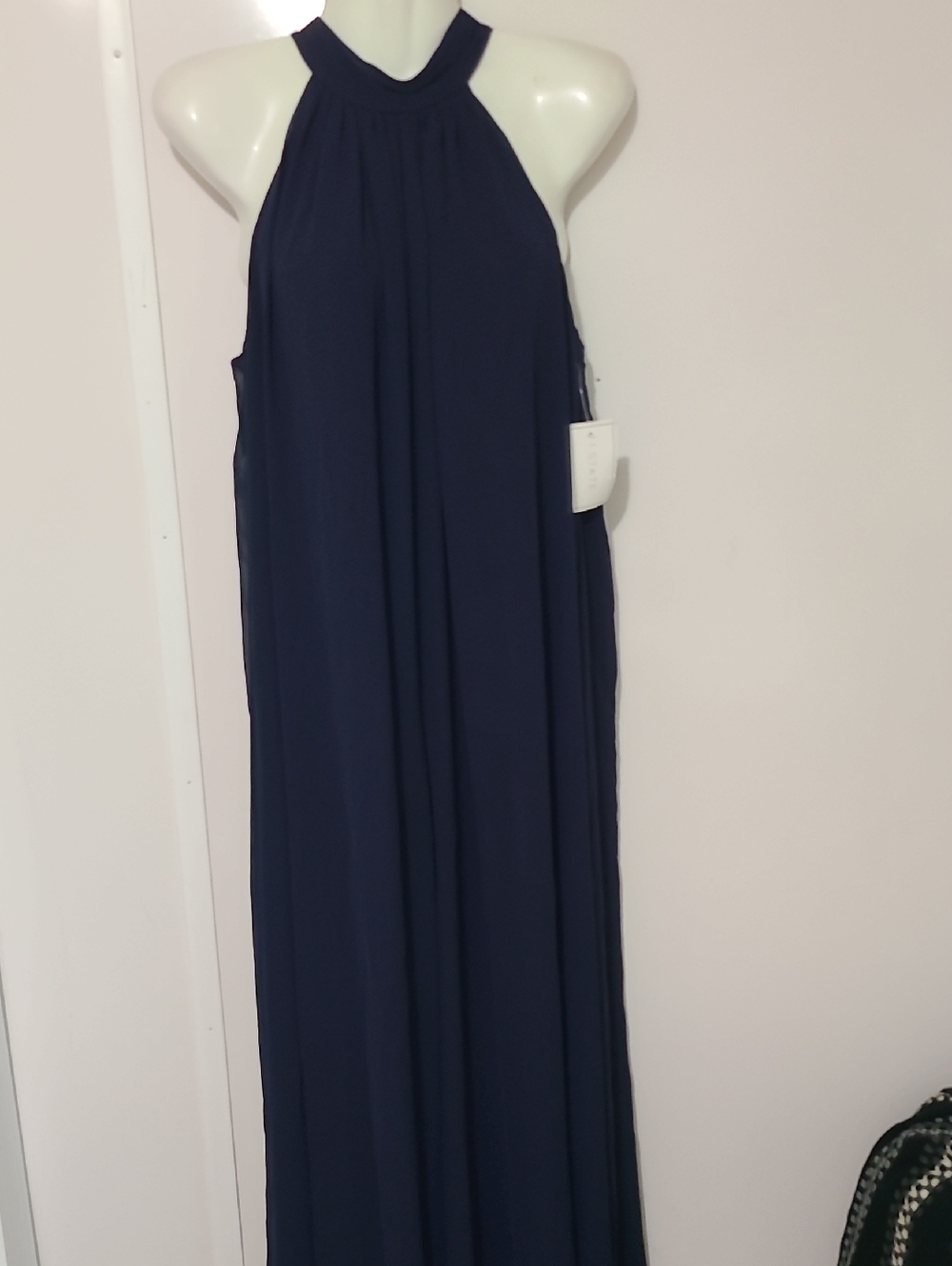 Navy Halter Elegant Jumpsuit